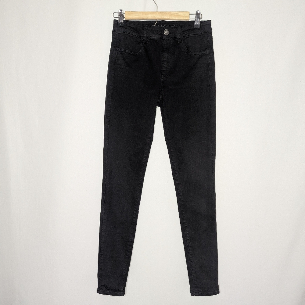 American Eagle Women's Black Hi Rise Jegging Jeans Size 4